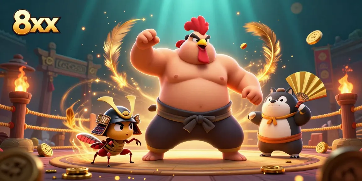 Bet on fierce action with 8xx, capturing the essence of online casino excitement.