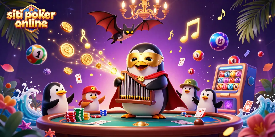 Gioca a siti poker online con il nostro pinguino d'opera e la sua magica orchestra di monete d'oro.