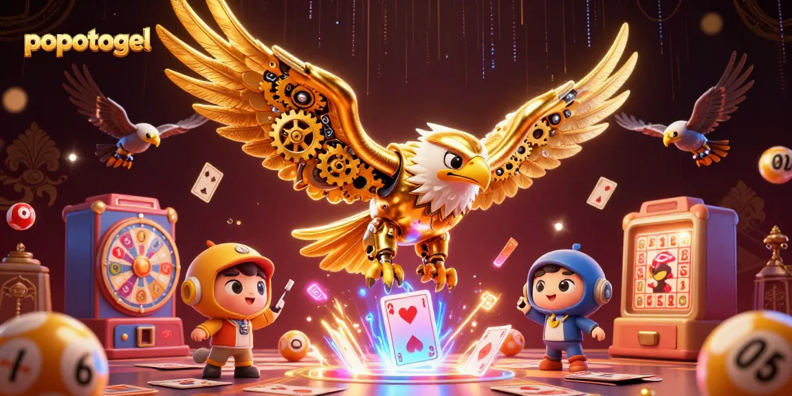 Play popotogel and dive into stunning holographic lottery excitement with our golden eagle!