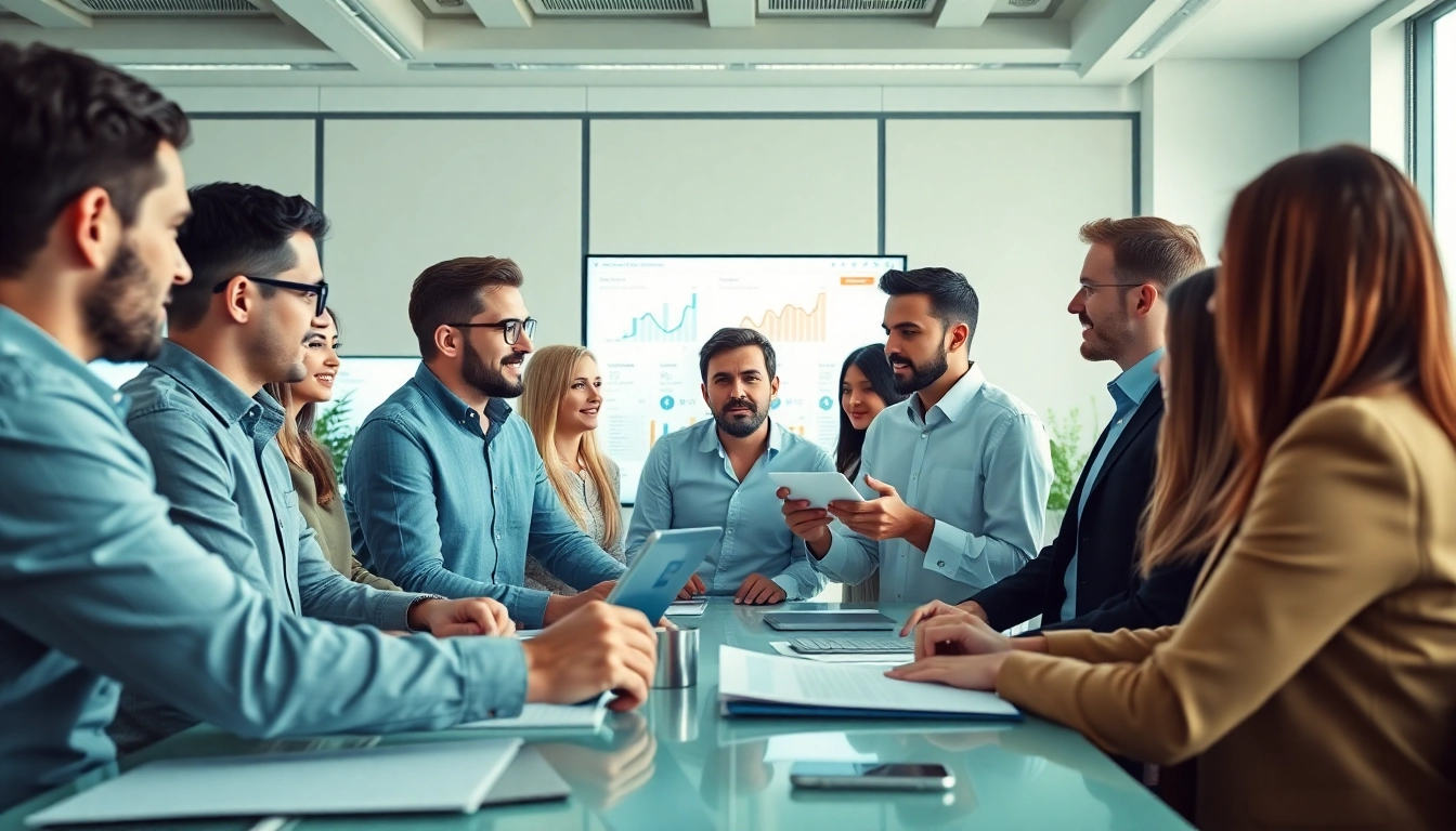 Enhancing Search Engine Optimization Clearwater efforts in a modern office with digital analytics.