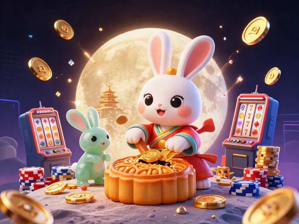 Permain slot 222slot yang menyenangkan dengan karakter kelinci bulan dan fitur jackpot yang menarik.