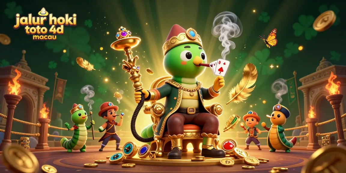 Win big with jalur hoki toto 4d macau featuring an immersive 3D illustration of casino elements.