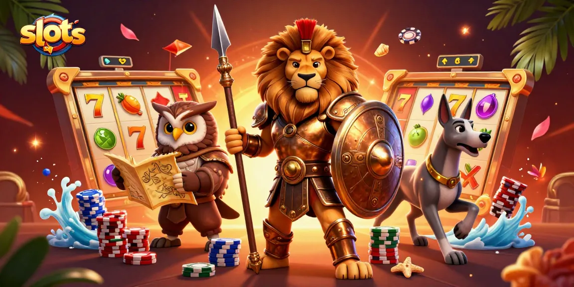Win big with slot qris as the colorful Spartan lion, owl strategist, and greyhound messenger bring excitement to gaming.