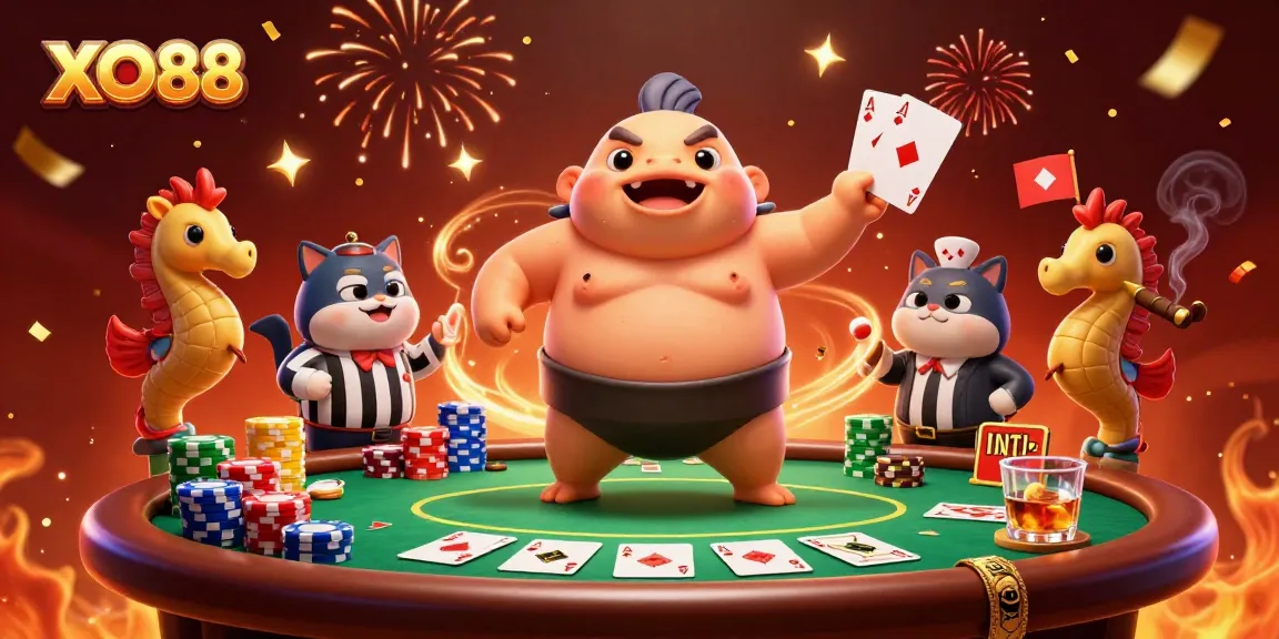 Engage with exciting XO88 casino dynamics featuring a vibrant underwater poker match.