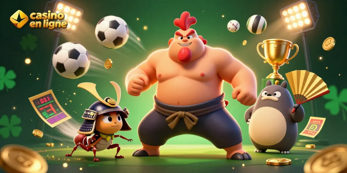 Vivez l'excitation du casino en ligne avec des personnages animés captivants et une scène dynamique captivante.