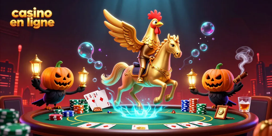 Jeu de casino en ligne avec un coq doré et des corbeaux lanternes illuminant l'ambiance festive.