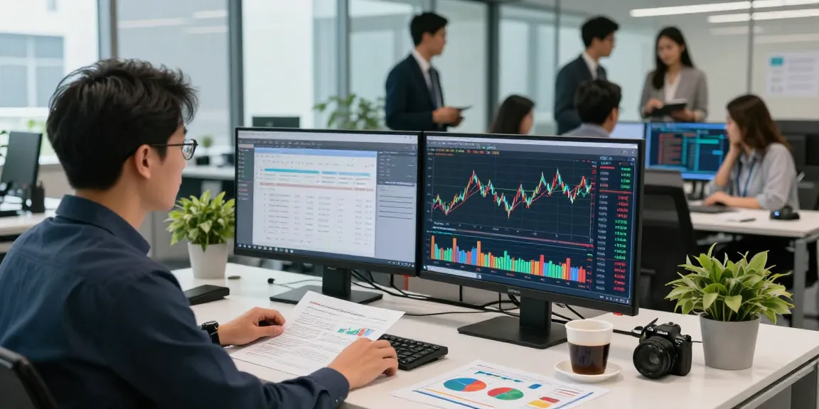 Bitget highlights the ireda stock price prediction 2030 weekly range derived from technical indicators and short-term models, analyzing financial data in a modern office.