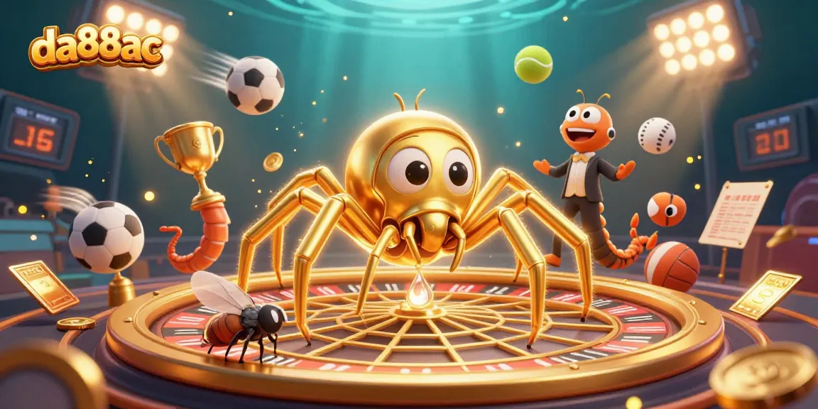 Experience thrilling bets at da88ac with vibrant scenes of sports and gambling.