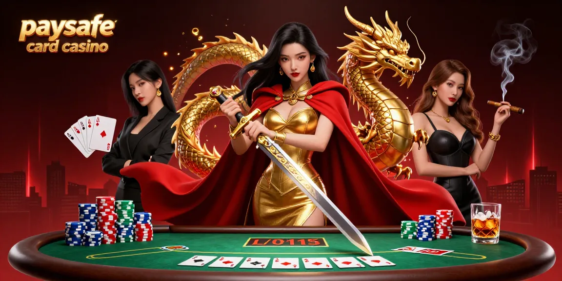 Engagieren Sie sich in aufregendem Gameplay im Paysafe Card Casino, während Sie reiche Poker-Elemente und eine atemberaubende Kriegerkönigin genießen.
