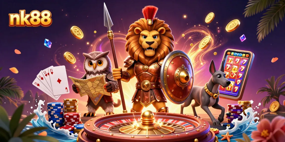 Experience the thrill of nk88 casino with dynamic characters and vibrant game elements.