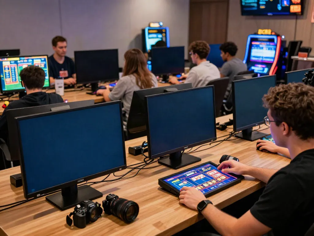 A vibrant gaming scene at https://da88z.net/ showcasing players enjoying diverse betting activities online.