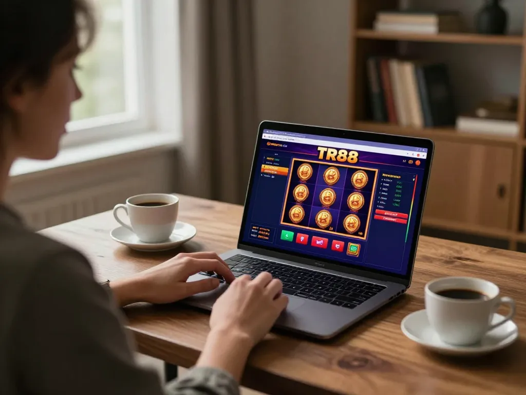 Engaging gameplay experience at TR88 online casino with vibrant slot game interface.