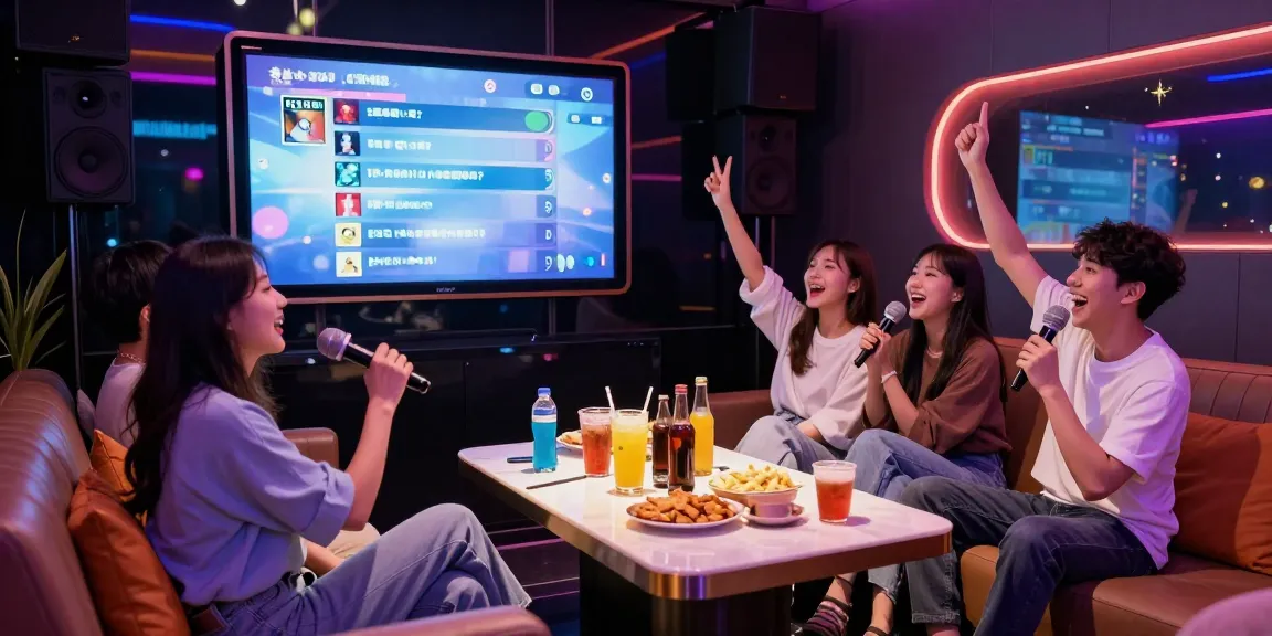 강남가라오케 친구들과 즐거운 시간을 보내는 프리미엄 노래방 내부 모습