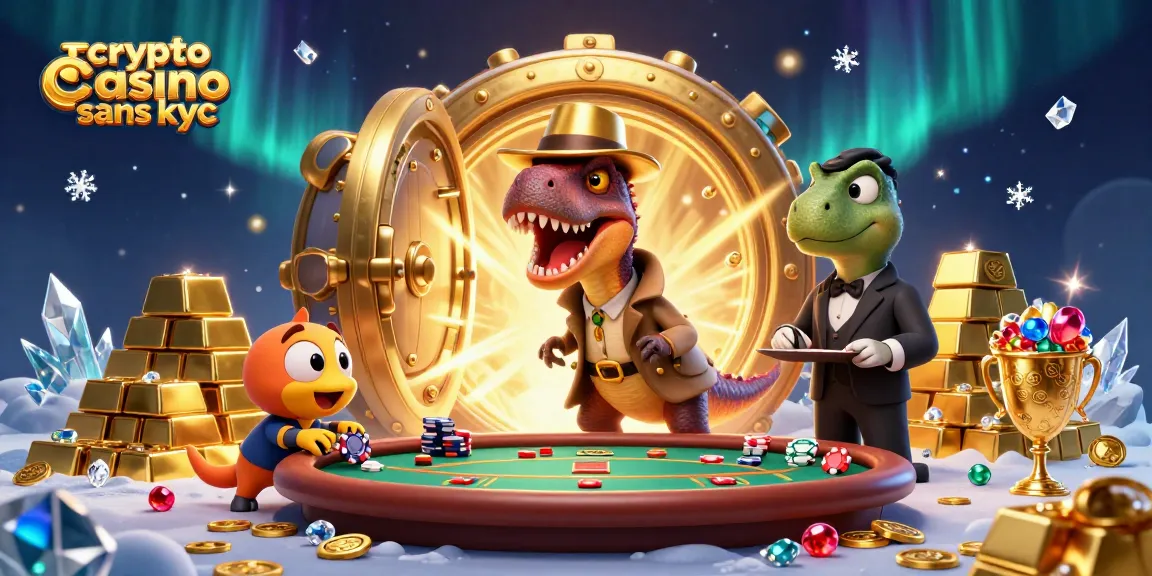 Jouez avec les dinosaures dans un crypto casino sans KYC où l'excitation et le mystère guettent vos gains.