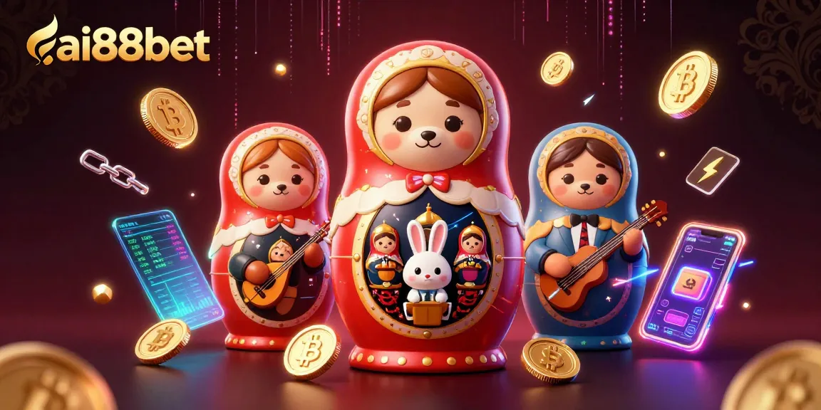 Experience the vibrant world of ai88bet with 3D cartoon characters and cryptocurrency elements.