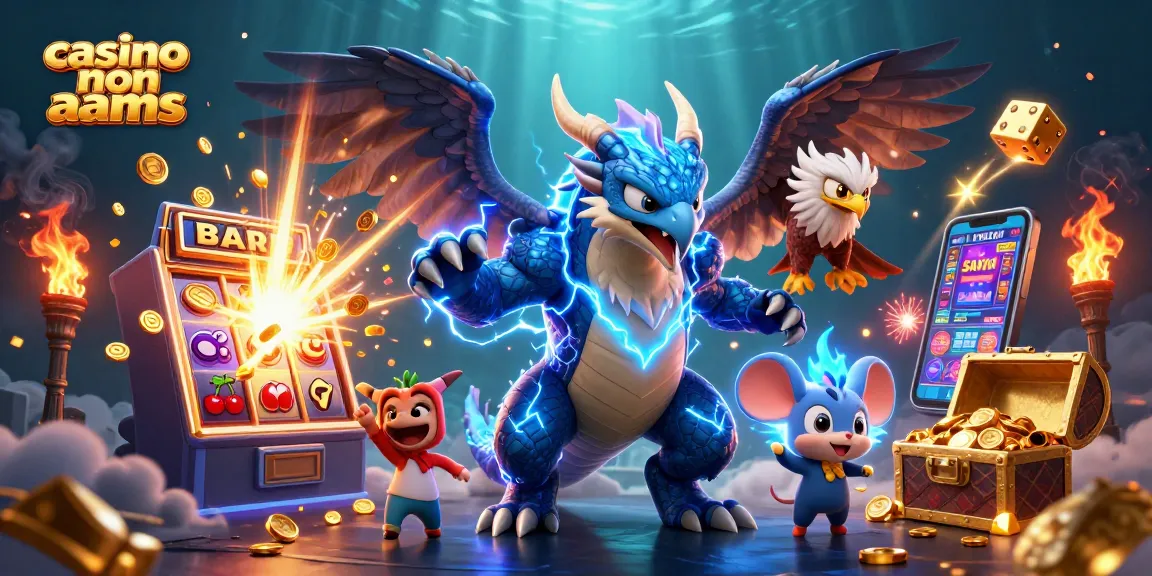 Gioca nei migliori casino non AAMS con un drago fulmineo e macchine slot esplosive.