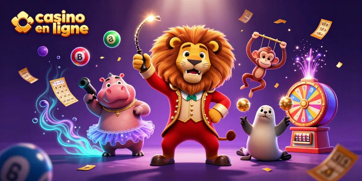 Revivez l'excitation du jeu au casino en ligne avec des personnages colorés et des éléments enjoués.