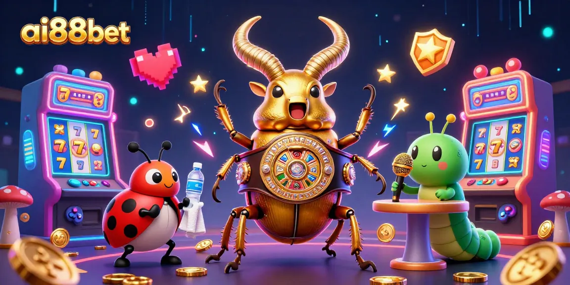 ai88bet's engaging golden stag beetle boxing champion, vibrant slot machines around