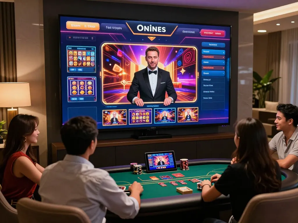 Experience the excitement of 789win77 through a dynamic online gaming scene, featuring vibrant casino interaction.