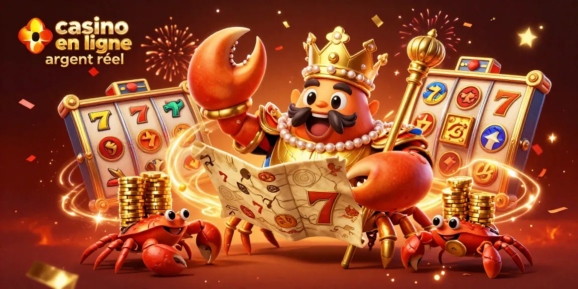 Engagez-vous dans le casino en ligne argent réel avec cette illustration dynamique de jeux de machines à sous.