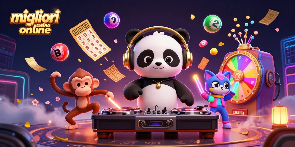 Gioca ai migliori casino online con un DJ panda e una scimmia che ballano nel mondo del gioco
