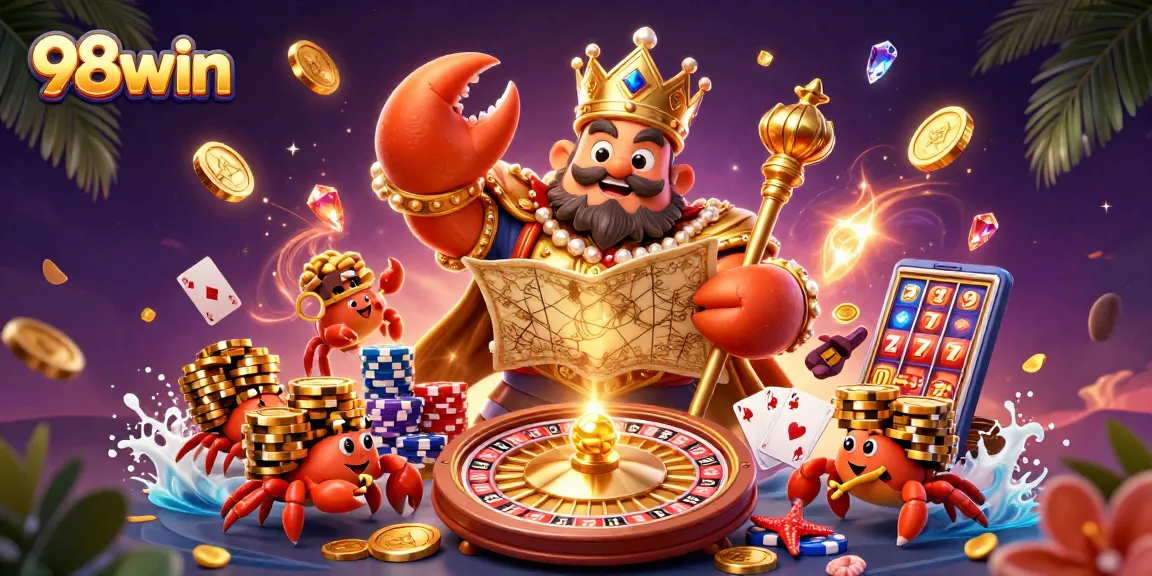 Play exciting games at 98win with abundant treasures and engaging casino elements.