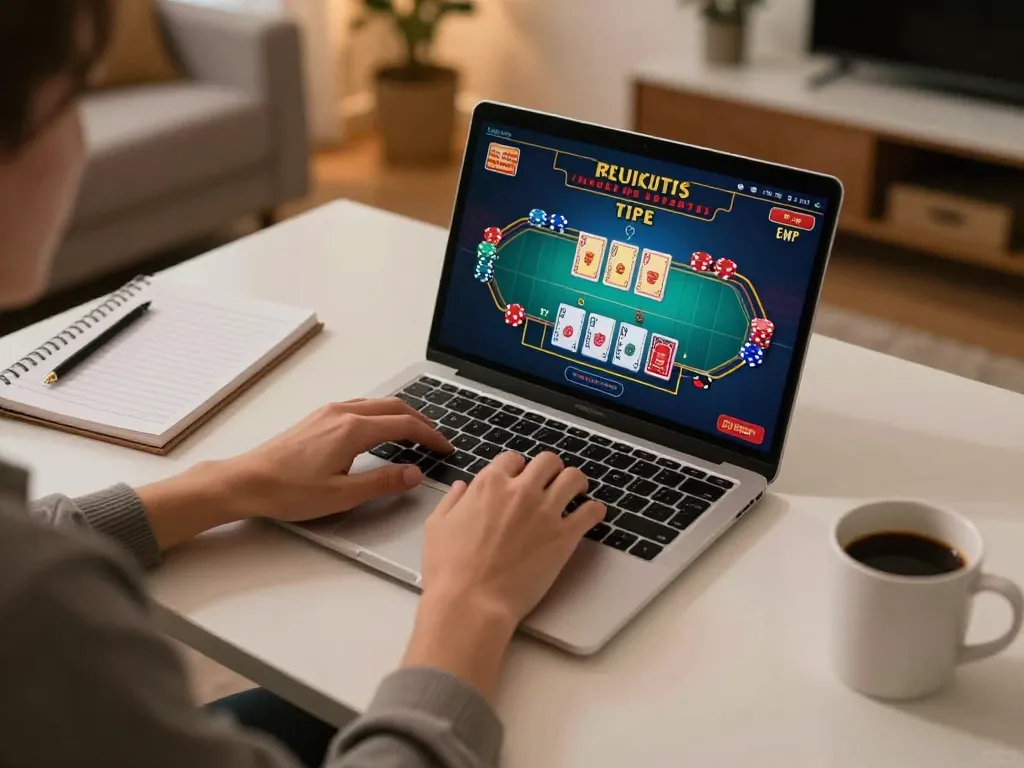 Player enjoying an online win678 casino game with live dealer, showcasing strategy and comfort