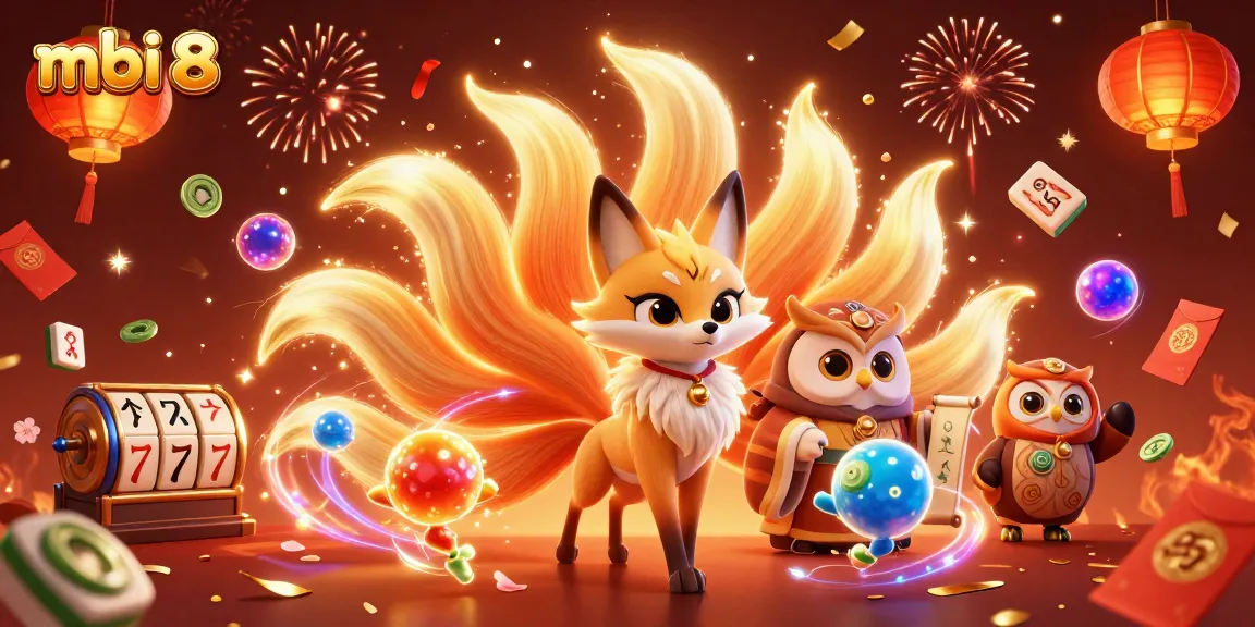 Join the thrilling world of mbi 8 casino games with vibrant characters and glowing symbols!