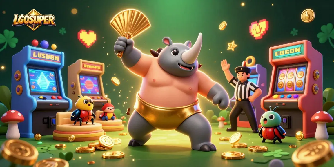 Experience thrilling wins at LGOSUPER with vibrant slot games in an immersive casino world.