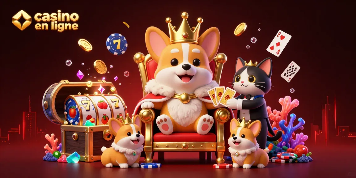 Jouez avec le meilleur casino en ligne en découvrant des machines à sous entourées de corgis royaux.