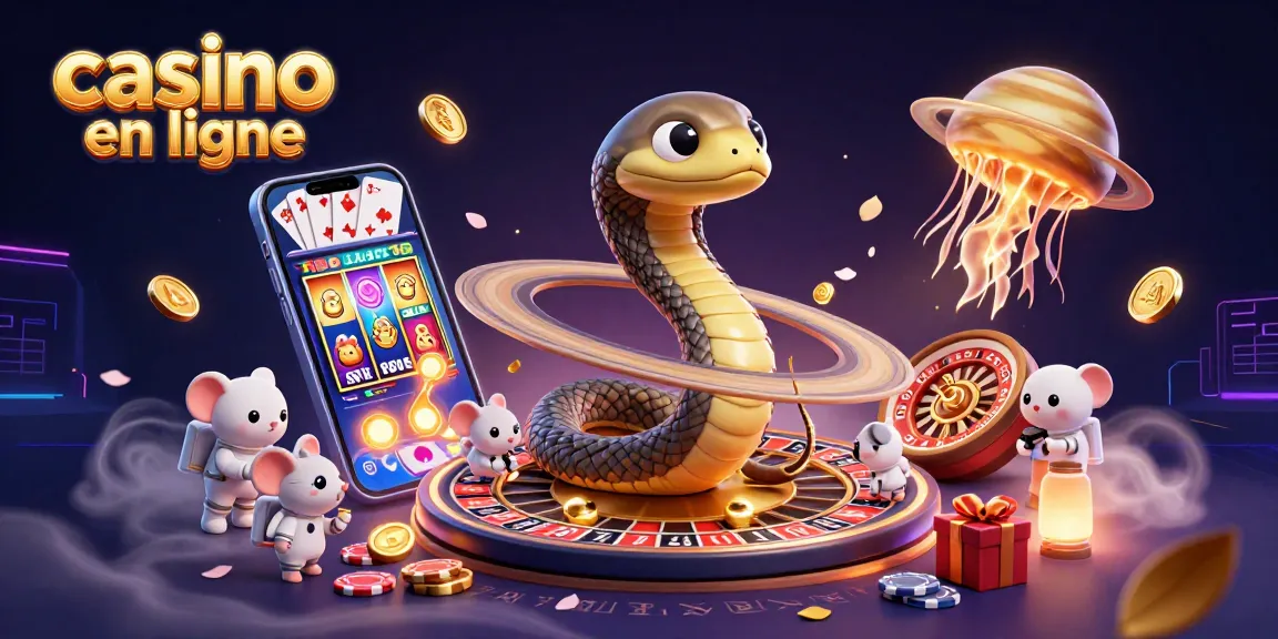 Placer des paris dans un casino en ligne cosmos avec des personnages animés et des éléments de jeux