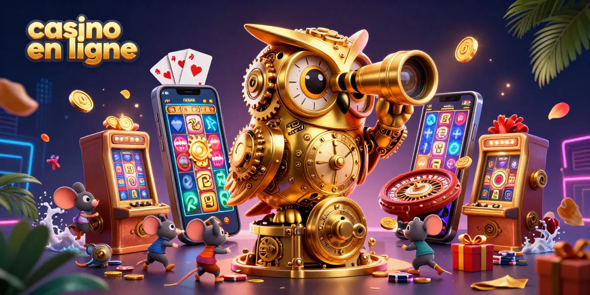 Découvrez le monde passionnant du casino en ligne avec notre illustration captivante et interactive.