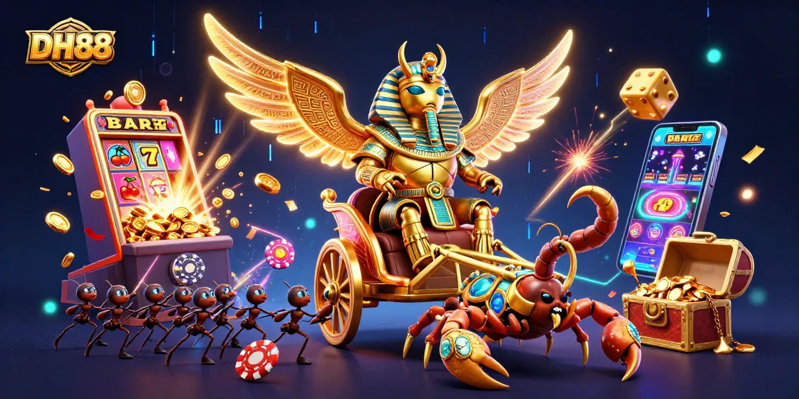 Experience thrilling jackpots and winning opportunities at DH88 with dazzling casino elements.