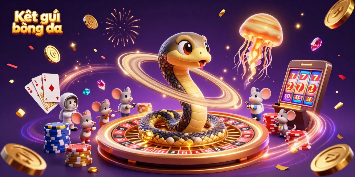 Kết quả bóng đá interactive scene with cosmic elements engaging in bets and casino games