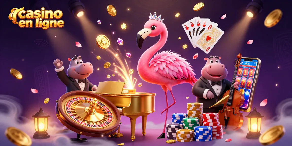 Découvrez les jeux de casino en ligne avec des personnages vibrants dans une ambiance lumineuse.