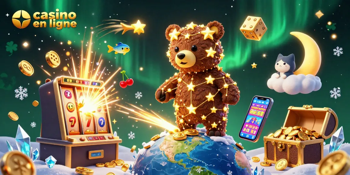 Venez découvrir l'univers captivant des jeux de casino en ligne avec des symboles flottants et des éléments de jeu dynamiques.