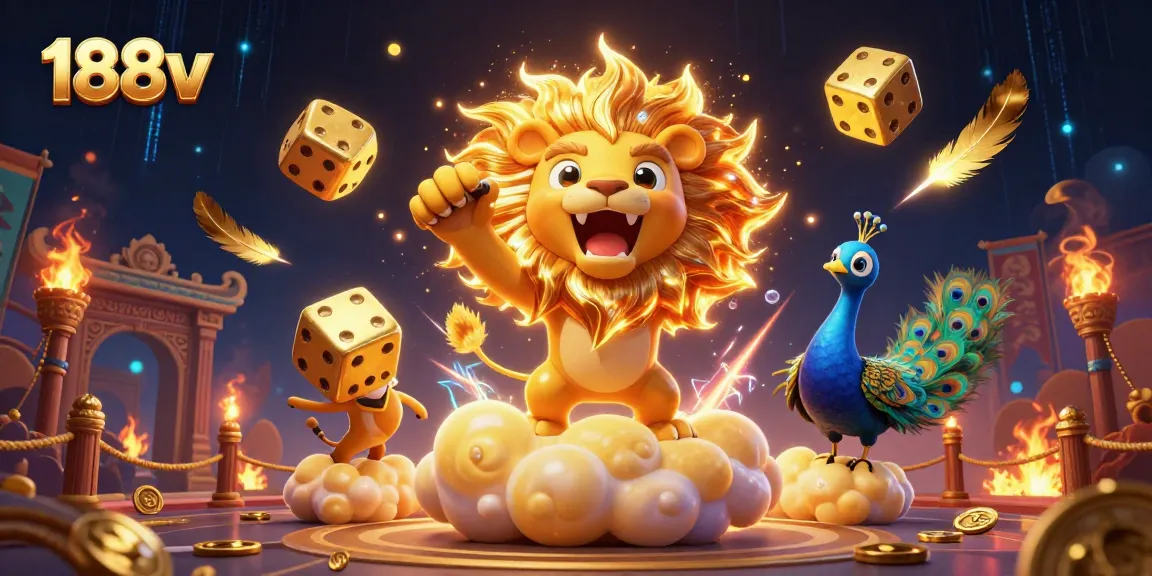 Engage with the thrilling 188v casino experience featuring characters and vibrant energy.