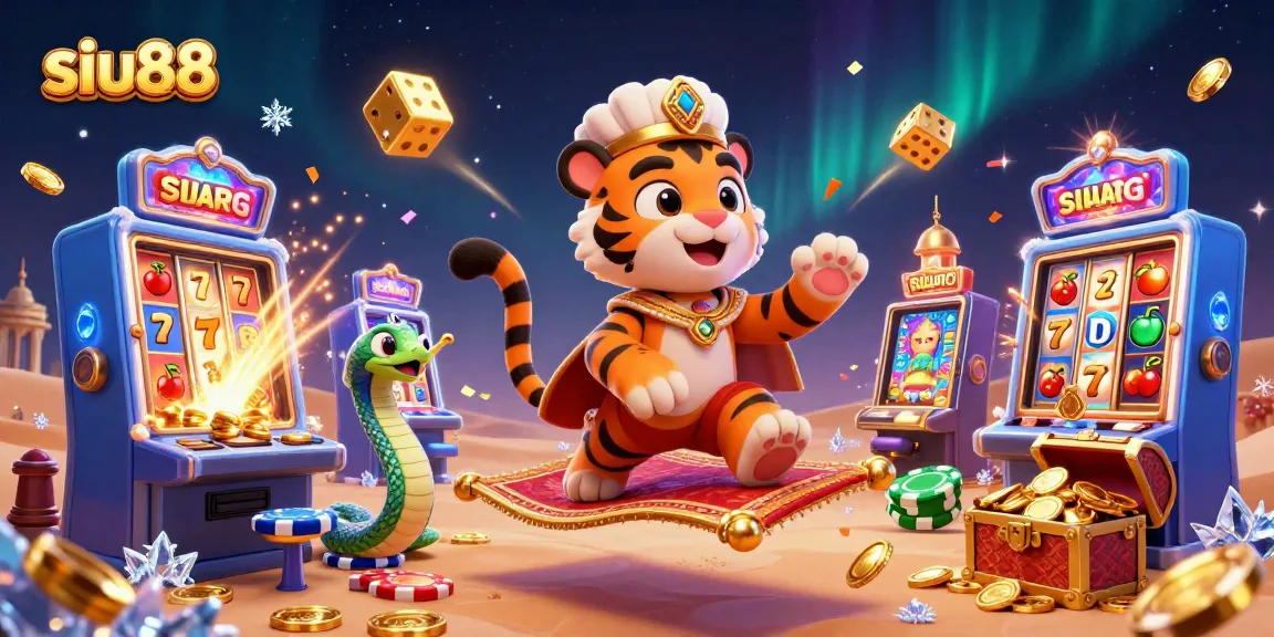 Siu88 brings you a magical online casino world with vibrant 3D slots and exotic characters soaring through a jackpot explosion.