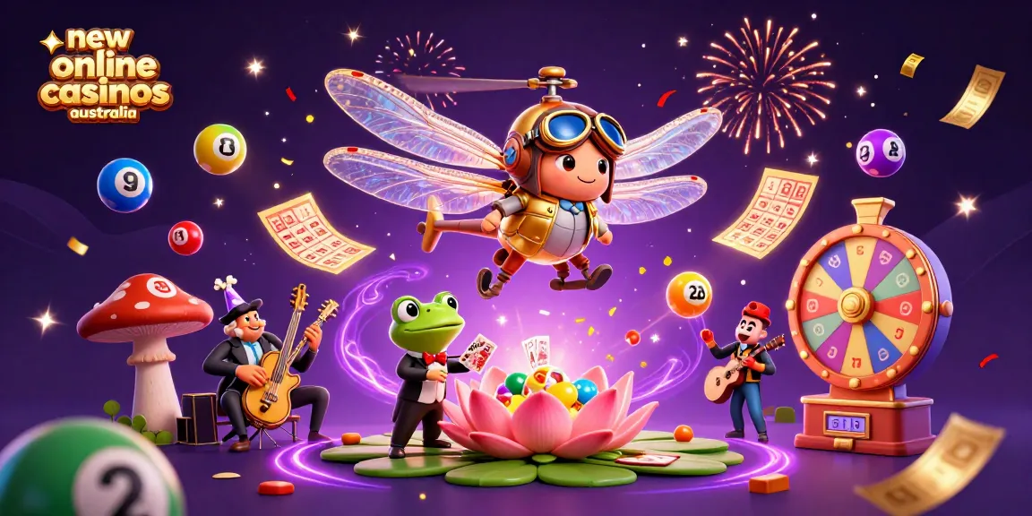 Experience new online casinos Australia with dynamic gaming action and vibrant casino elements.