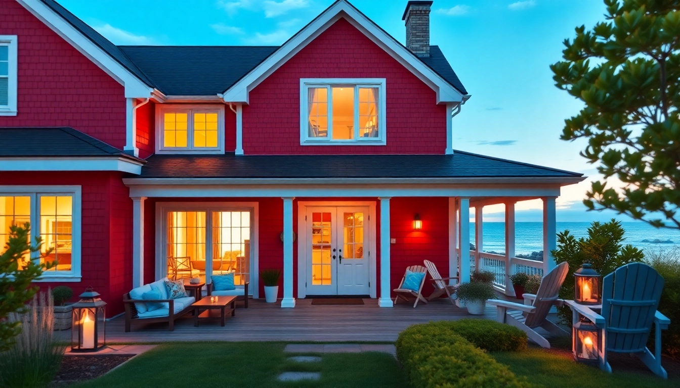 Cape Cod homes reflecting modern design in a serene coastal view, inviting and beautiful.
