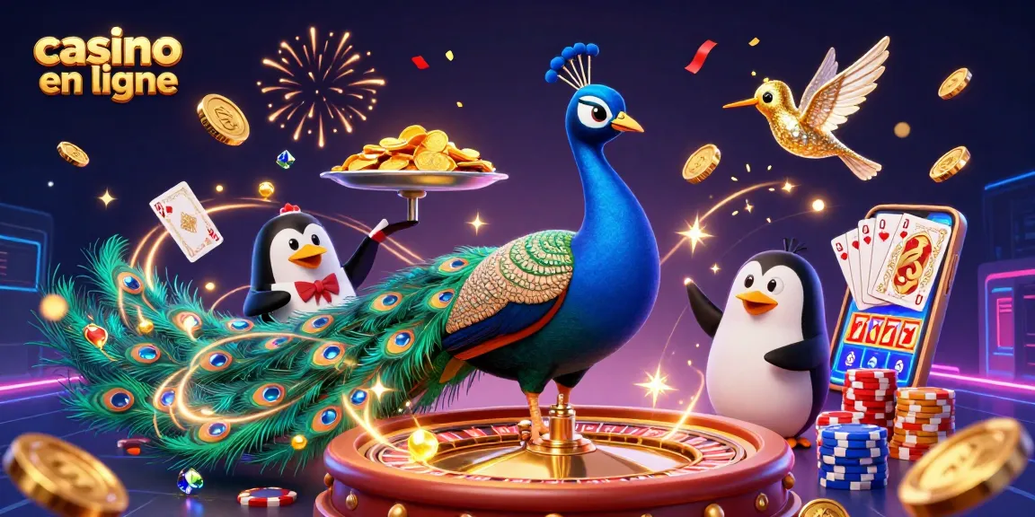 Vivez l'expérience immersive du casino en ligne avec des personnages animés et des éléments de jeu captivants.