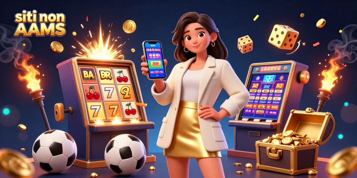 Interagisci con le piattaforme siti non AAMS attraverso un'illustrazione energetica a tema casinò che mostra elementi di gioco vibranti.