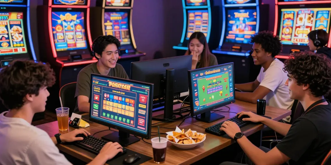 Players enjoying tempototo Togel games in a vibrant online casino atmosphere.