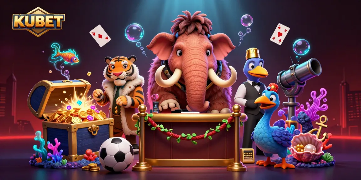 Menggunakan KUBET untuk berjudi sepak bola, dengan bouncer mammoth, tamu harimau sabertooth, dan doorman burung dodo.